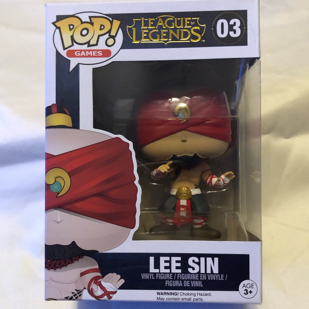 Pop! Games League of Legends 03 Lee Sin FUNKO Pop Vinyl Figure